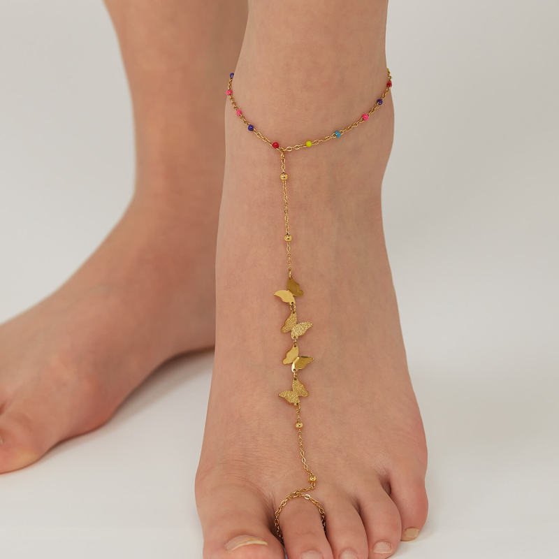 Wholesale Stainless Steel Beach Summer Anklet