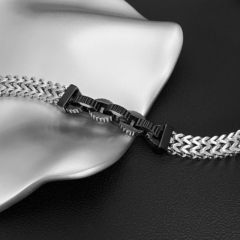 Wholesale Stainless Steel Gear Men's Bracelet
