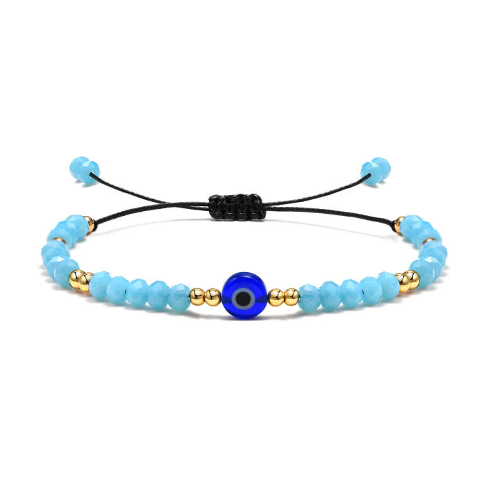 Wholesale Devil's Eye Color Beads Bracelet