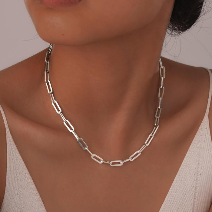 Wholesale Stainless Steel Women Chain Necklaces