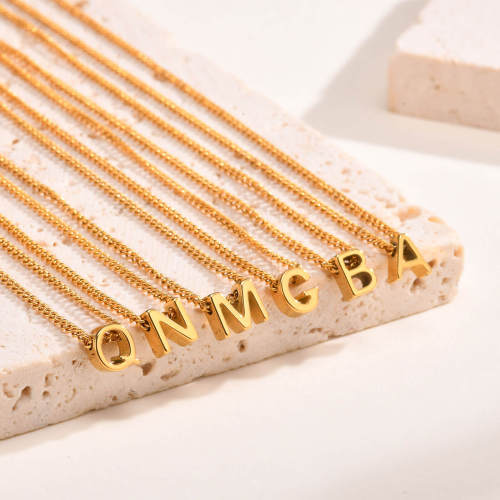 Wholesale Stainless Steel Initials Pendant