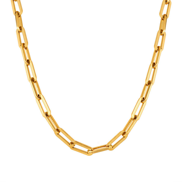 Wholesale Stainless Steel Women Chain Necklaces