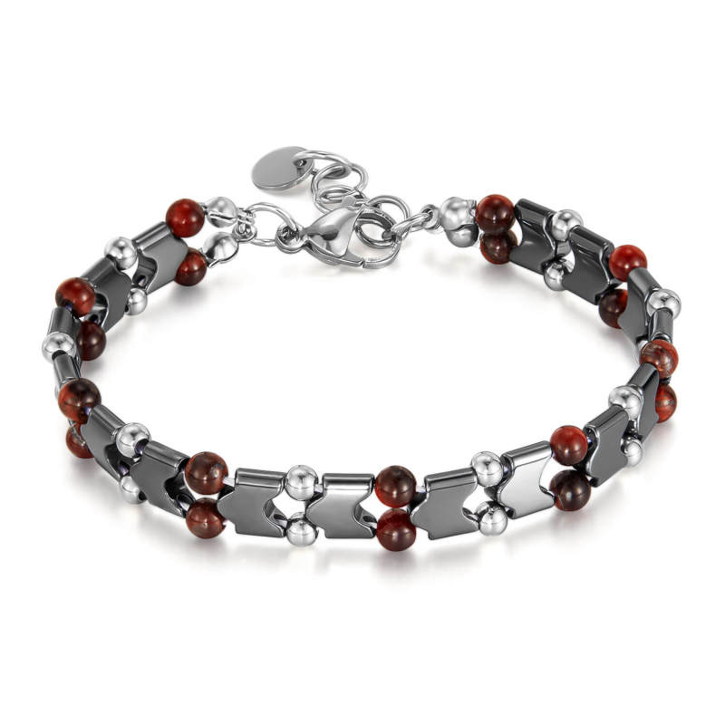 Wholesale Stainless Steel Tiger Eye Bracelet
