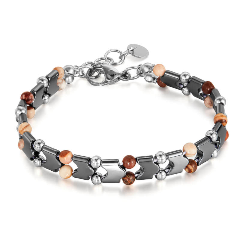 Wholesale Stainless Steel Tiger Eye Bracelet