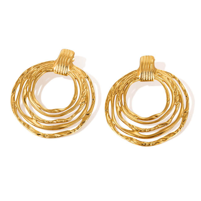 Wholesale Stainless Steel Trend Earrings
