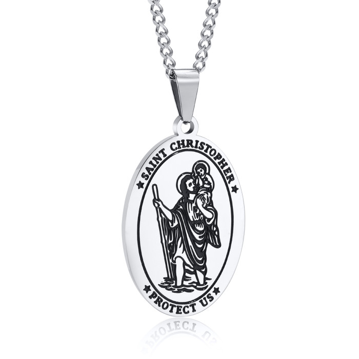 Wholesale Stainless Steel Christopher Pendant