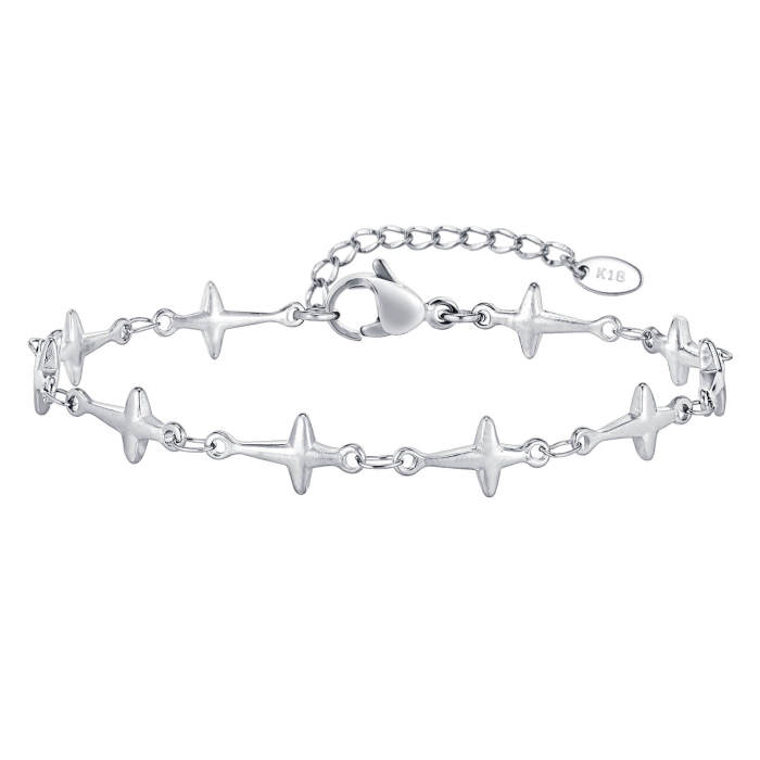 Wholesale Stainless Steel Quadrangle Bracelet