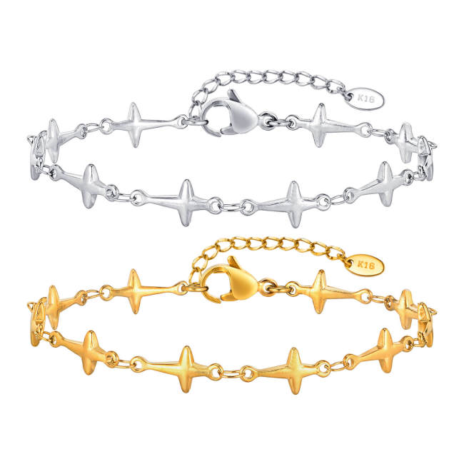 Wholesale Stainless Steel Quadrangle Bracelet