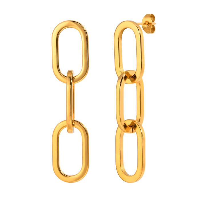 Wholesale Stainless Steel Chain Earrings