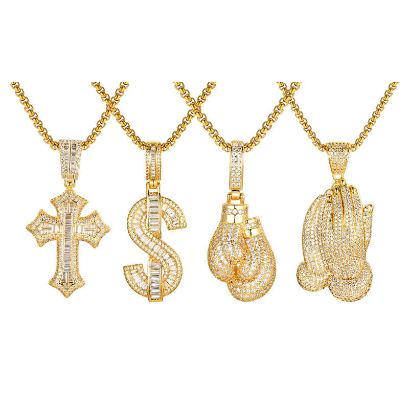 Wholesale Hip Hop Pendant Necklaces