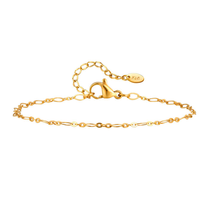 Wholesale Stainless Steel Handmade Chain Bracelet Set