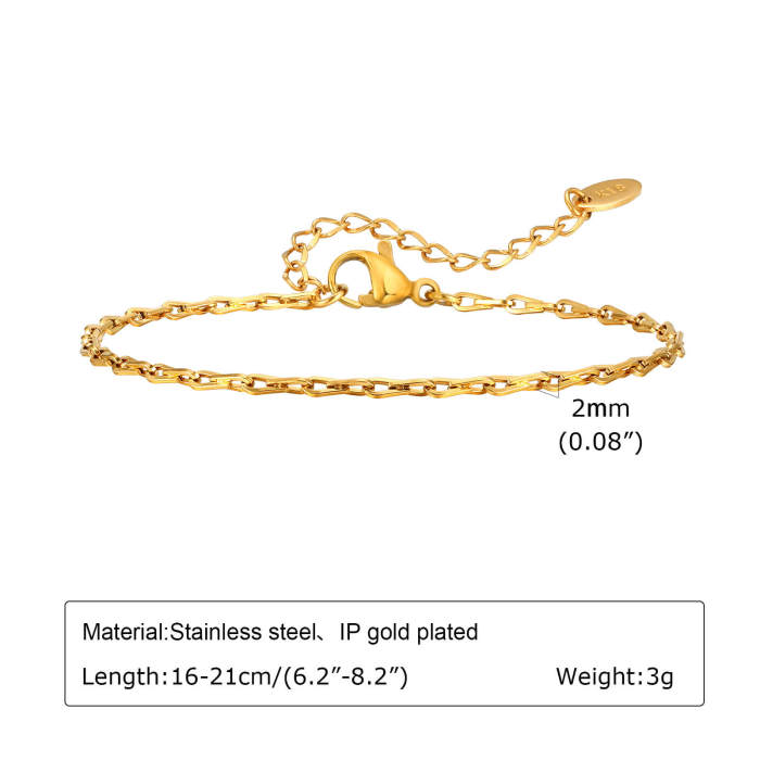 Wholesale Stainless Steel Gold Women Bracelets