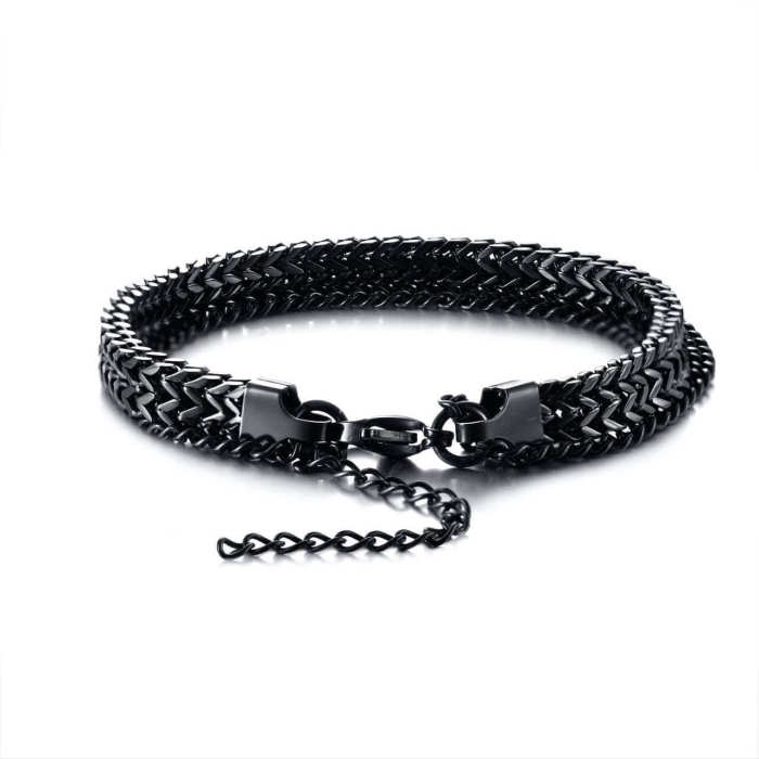 Wholesale Stainless Steel Triple Layer Bracelet