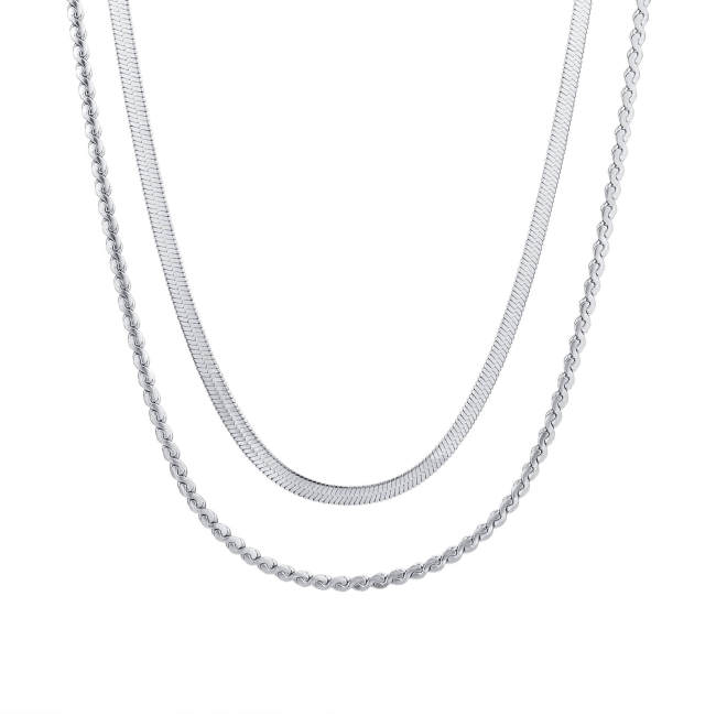 Wholesale Stainless Steel Necklace Bracelet Anklet Set