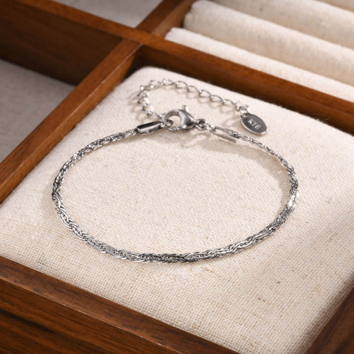 Wholesale Stainless Steel Woven Handmade Chain