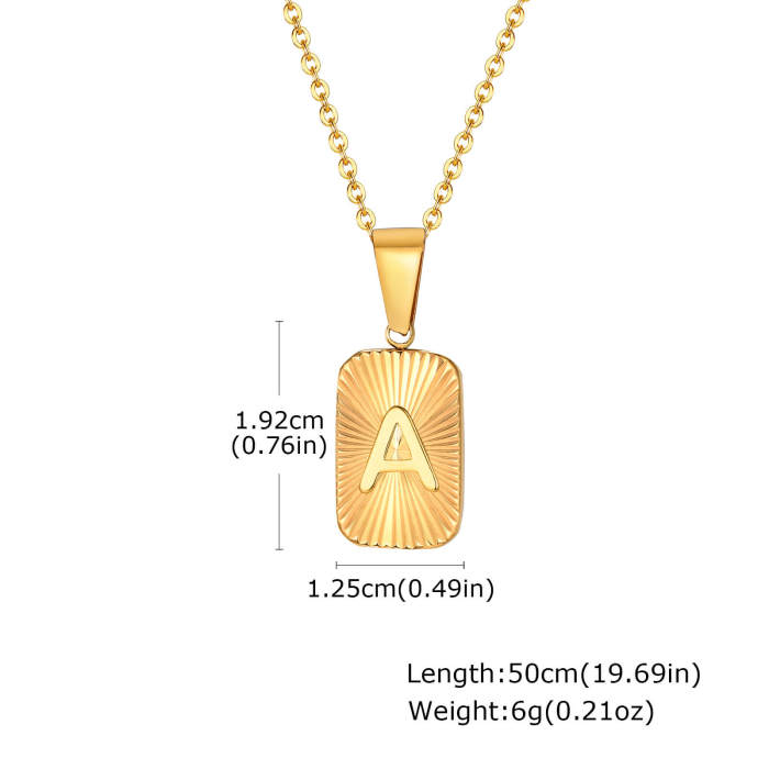 Wholesale Stainless Steel Alphabet Pendant