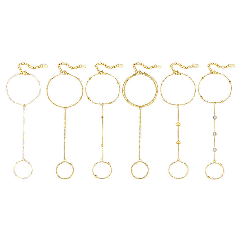 Wholesale Finger Ring Slave Bracelet