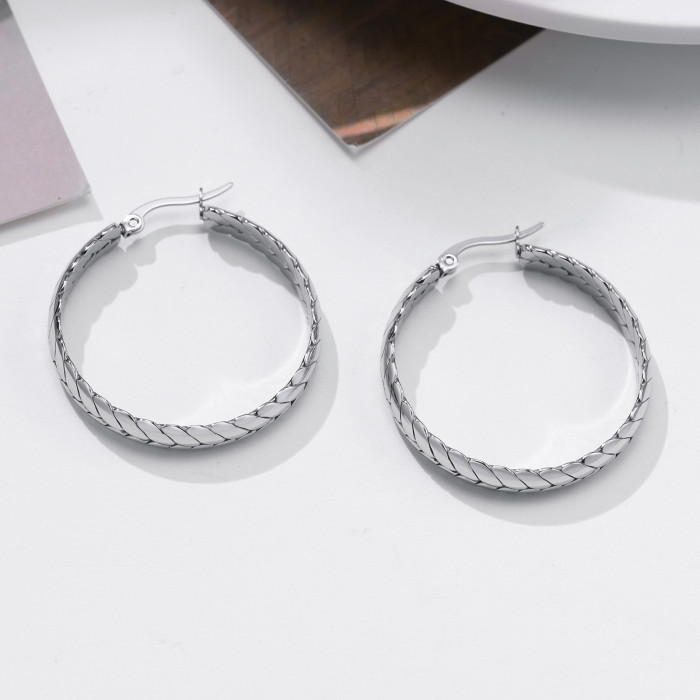 Wholesale Stainless Steel Gold Hoop Earrings for Women