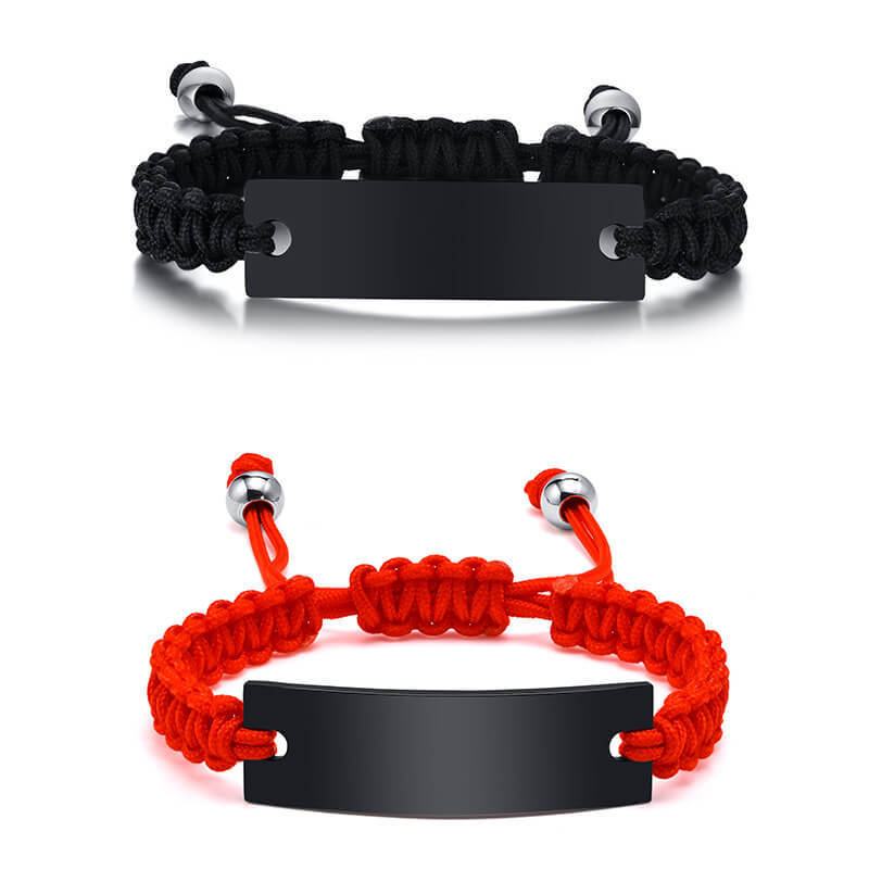 Wholesale Stainless Steel Blank Engravable Couple Bracelets