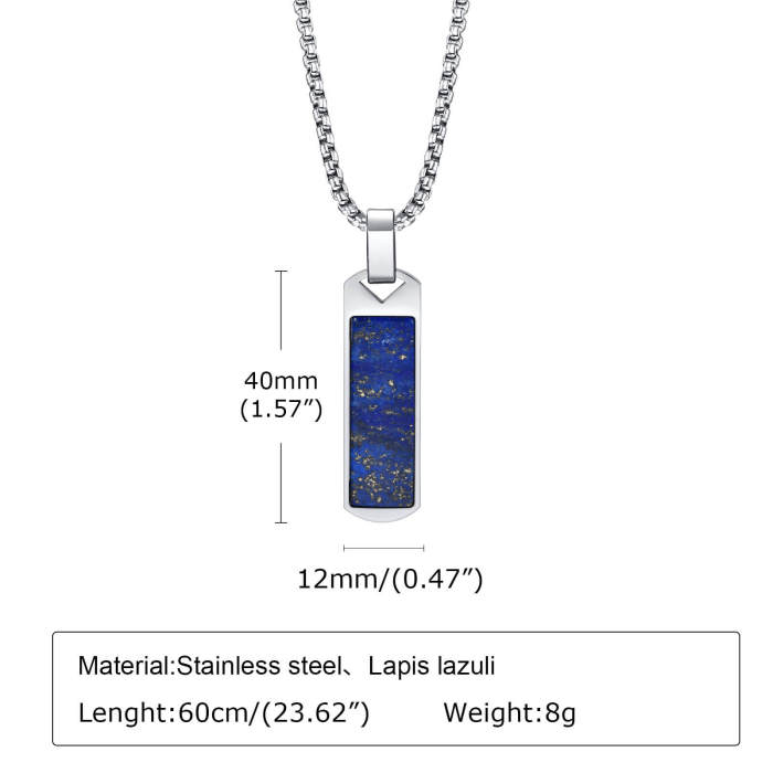 Wholesale Stainless Steel Mens Bar Pendant