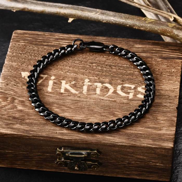Wholesale Stainless Steel Cuban Chain Bracelet