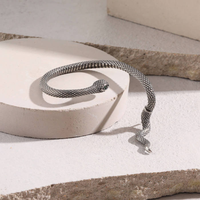 Wholesale Stainless Steel Snake Left Earring
