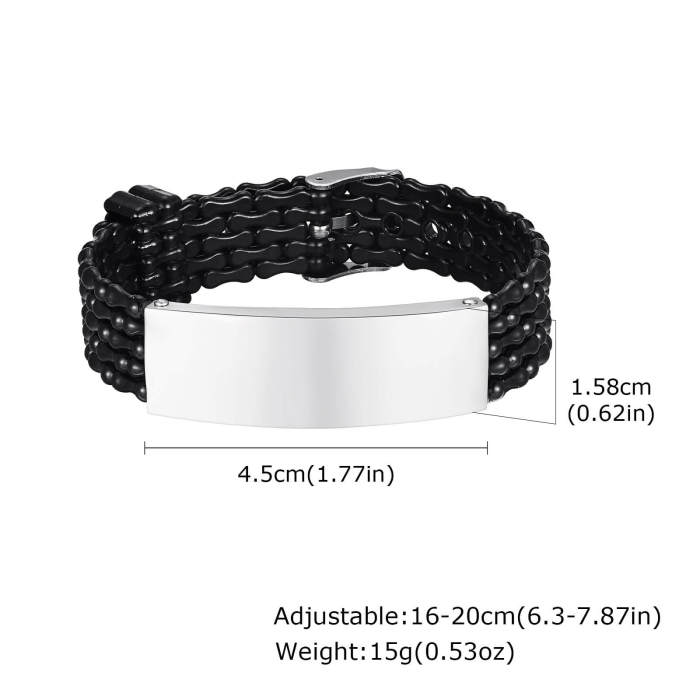 Wholesale Stainless Steel Custom Bracelet