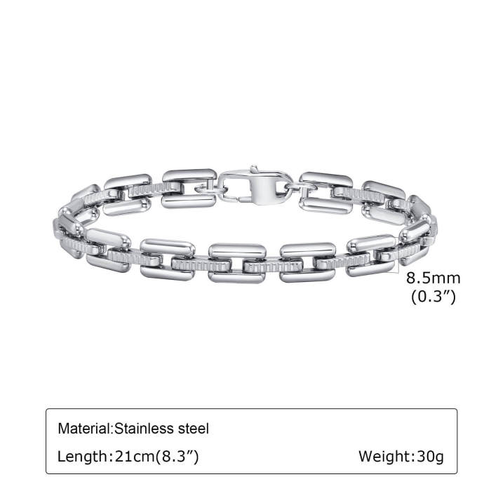 Wholesale Stainless Steel Handmade Chain Bracelet