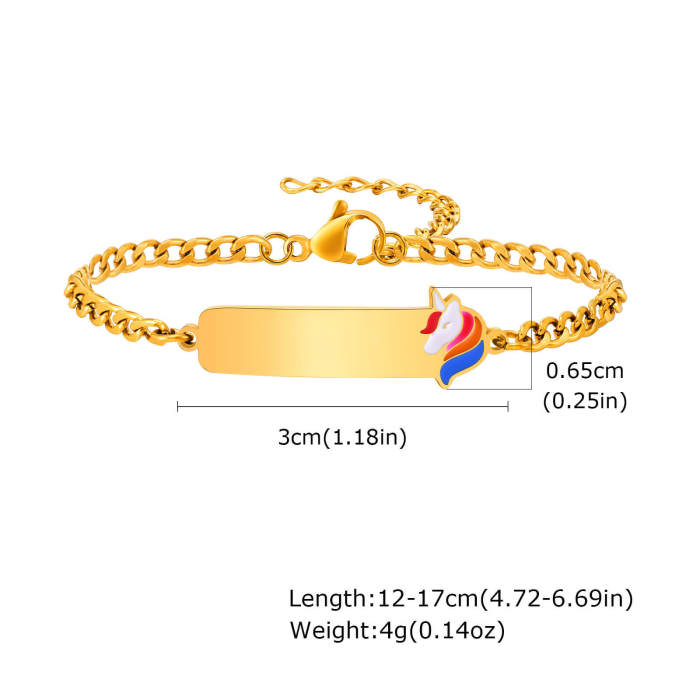 Wholesale Cute Kids Stainless Steel Bracelet