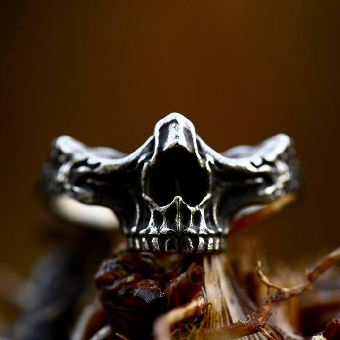 Wholesale Stainless Steel Mens Skull Rings