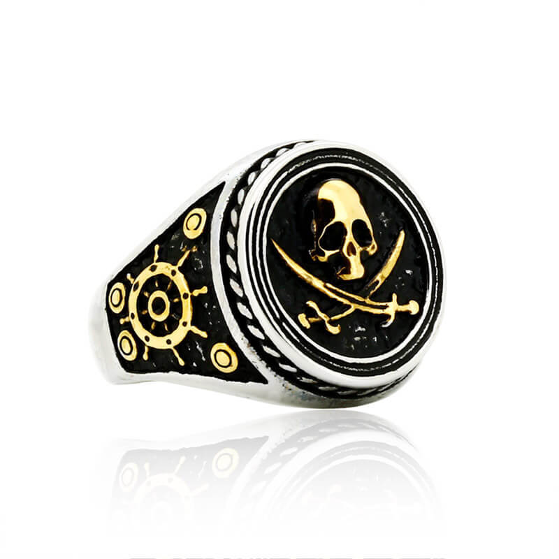 Wholesale Stainless Steel Mens Skull Ring