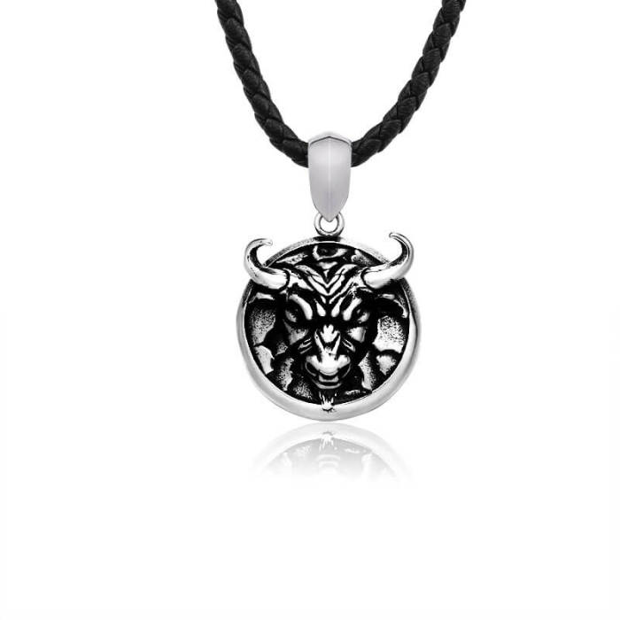 Wolesale Stainless Steel Bull's Head Pendant