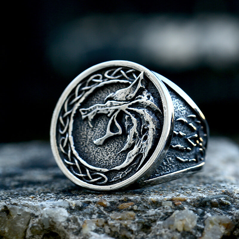 Wholesale Stainless Steel Wolf Head Ring