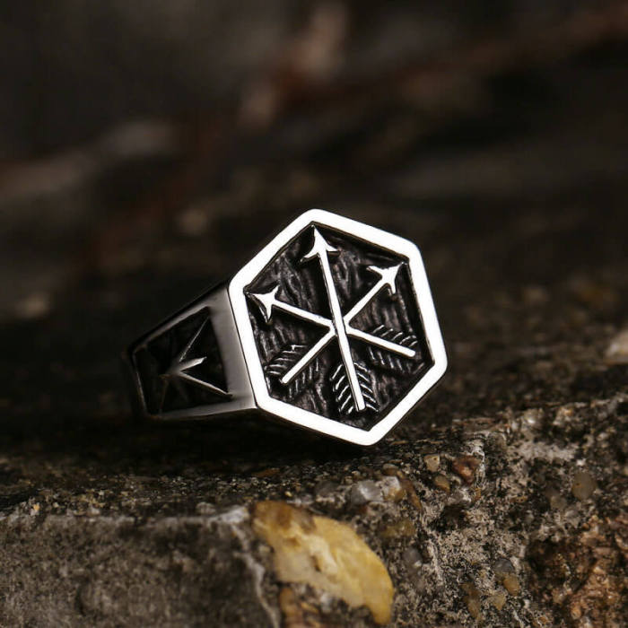 Wholesale Stainless Steel Arrow Rings