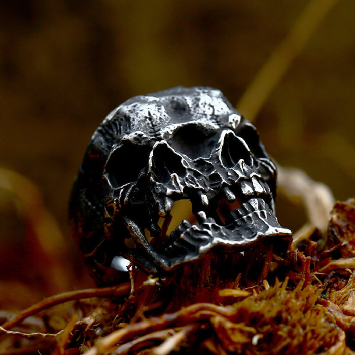 Wholesale Stainless Stee Best Skull Cavern Rings