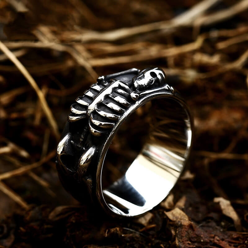 Wholesale Stainless Steel Ring of Skulls