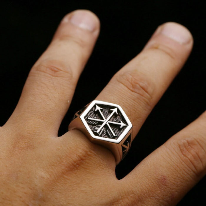 Wholesale Stainless Steel Arrow Rings