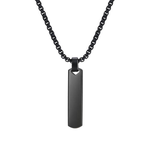 Wholesale Men's Stainless Steel Black Pendant