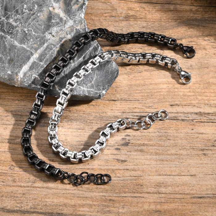Wholesale Stainless Steel Handmade Chain Bracelets