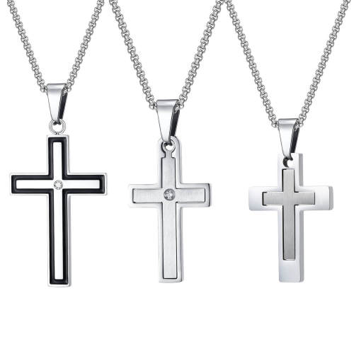 Wholesale Stainless Steel Men's Cross Pendant