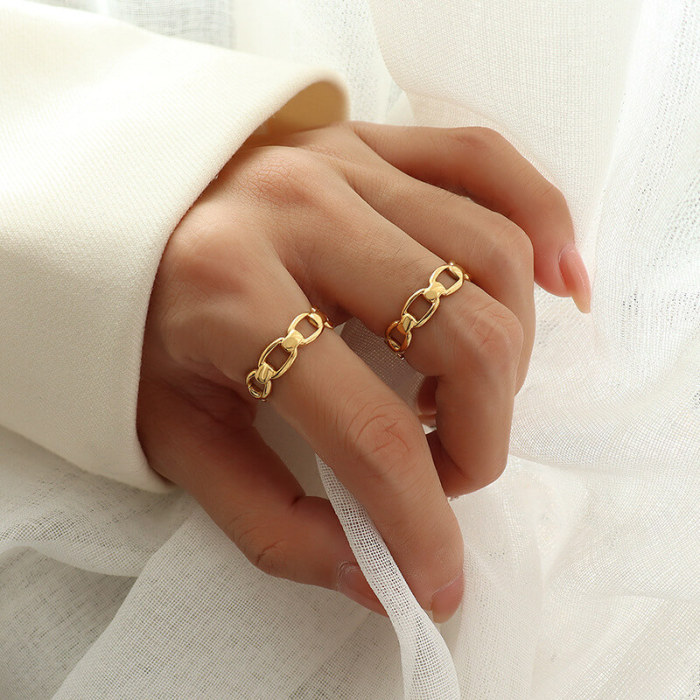 Wholesale Stainless Steel Women Open Rings