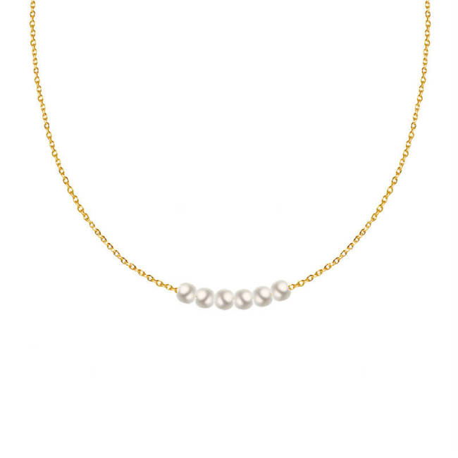 Wholesale Stainless Steel Pearl Pendant Necklace