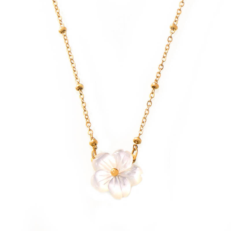 Wholesale Stainless Steel Sea Shell Flower Pendant