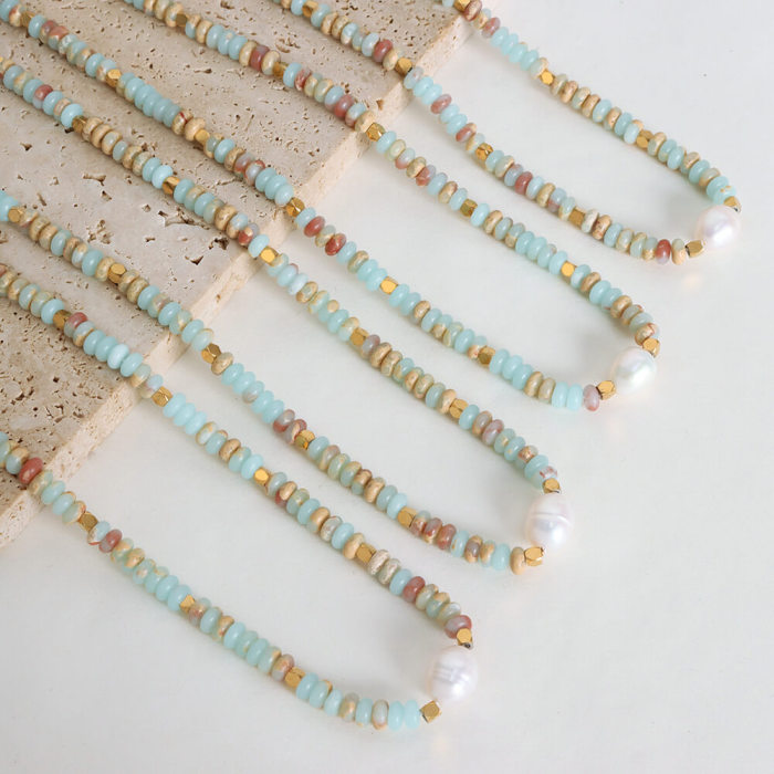Wholesale Handmade Beaded Collarbone Necklace