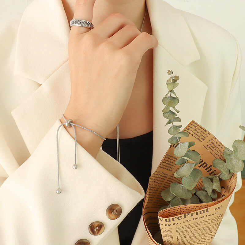 Wholesale Stainless Steel Bracelet and Necklace Set