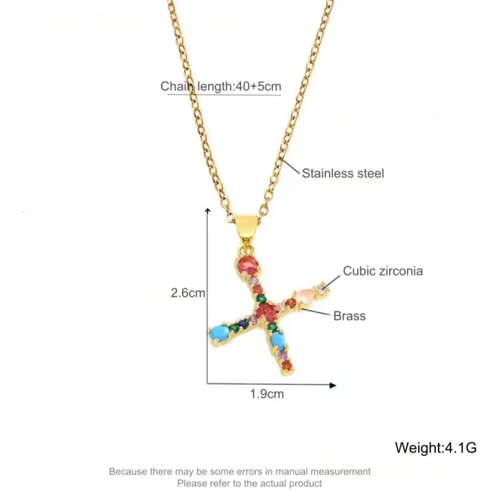 Wholesale Copper Colorful CZ Pendant