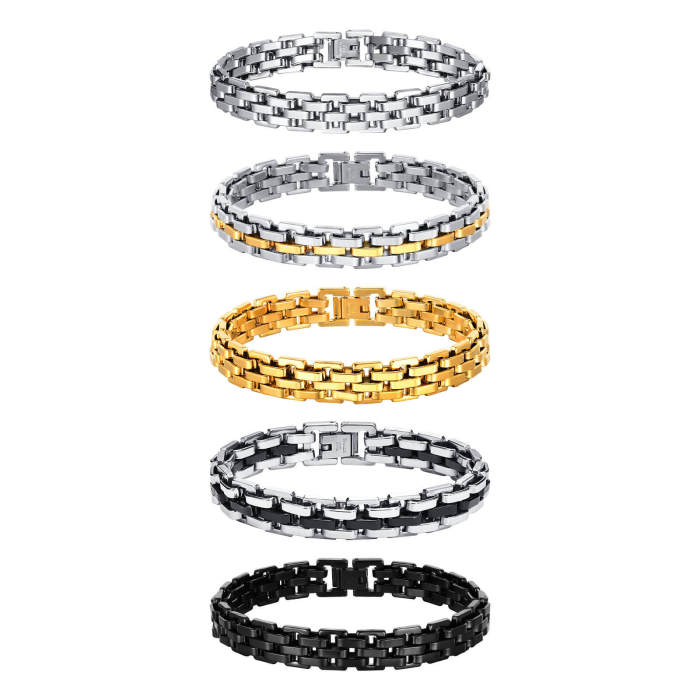Wholesale Stainless Steel Strap Bracelet