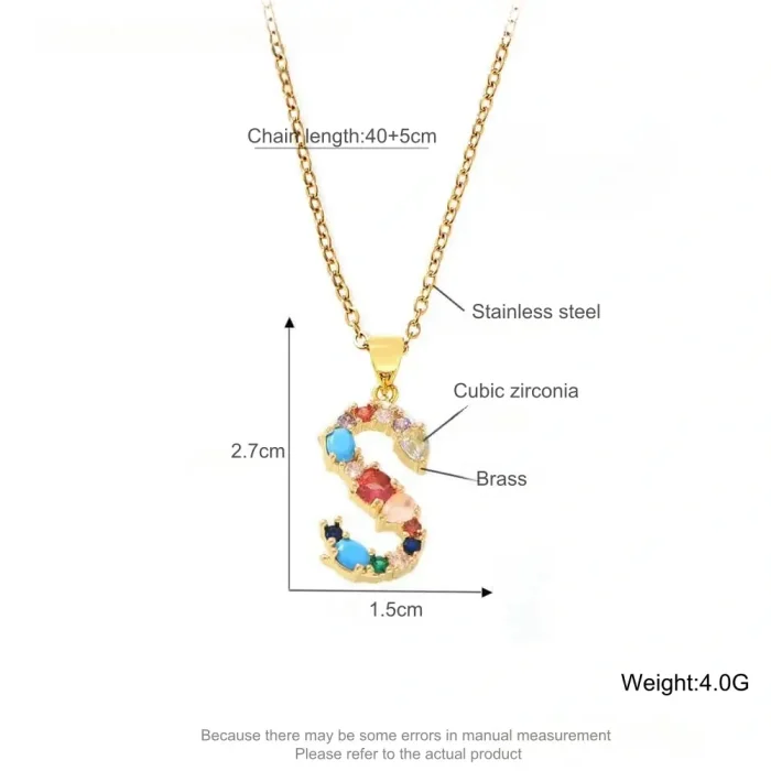 Wholesale Copper Colorful CZ Pendant