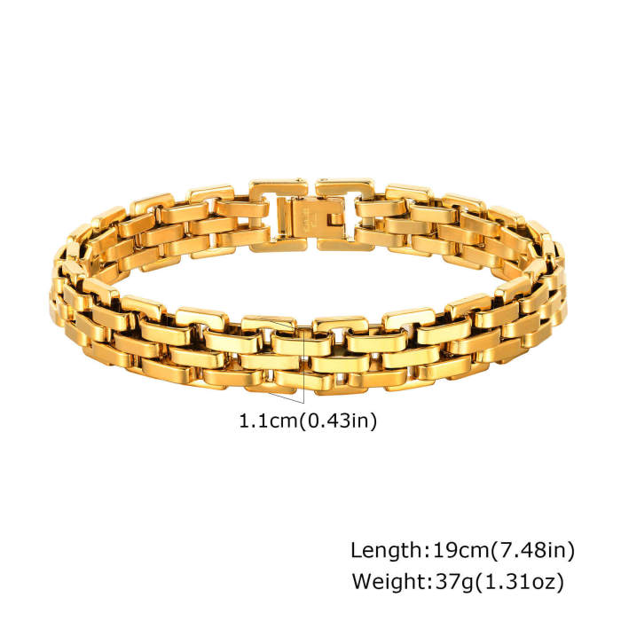 Wholesale Stainless Steel Strap Bracelet