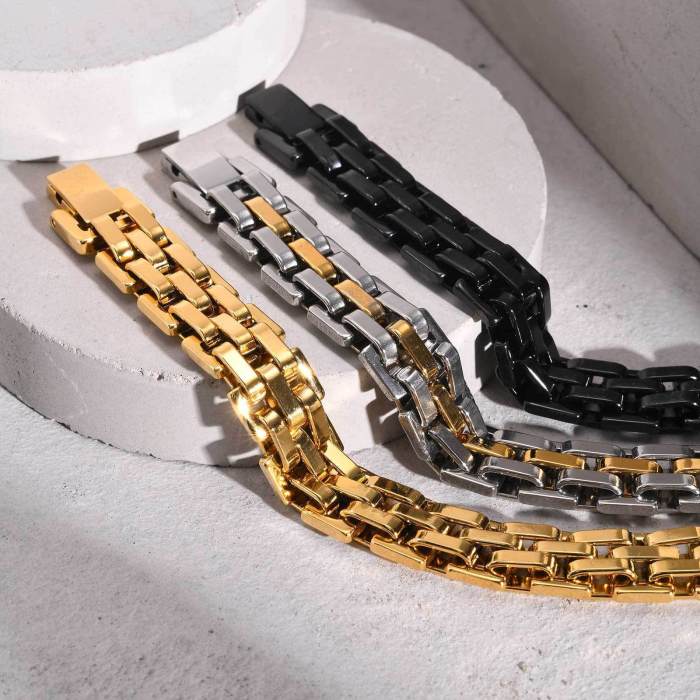 Wholesale Stainless Steel Strap Bracelet